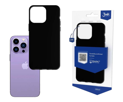 Etui do telefonów 3MK Matt Case iPhone 14 Pro 6,1 Czarne 3M004025